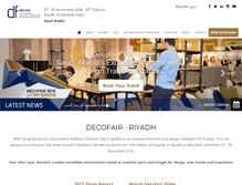 Tablet Screenshot of decofair.com